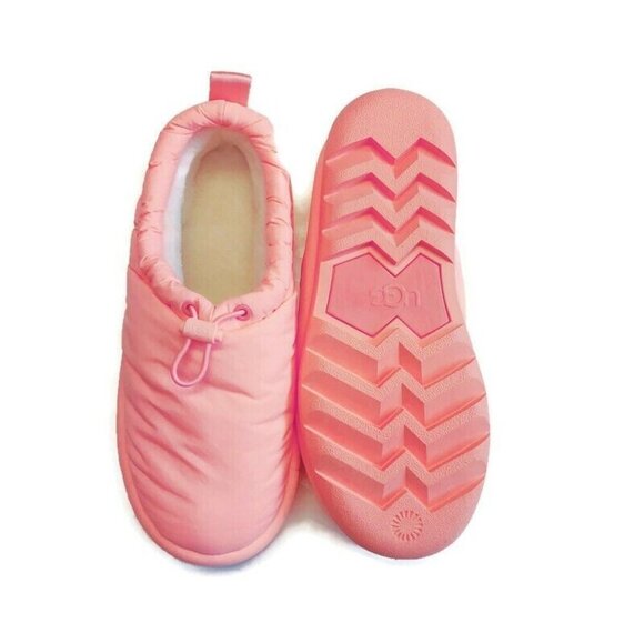 UGG Maxi Clog Sheepskin Puffer Platform Shoes Womens Size 5 Slippers Sweetheart - Picture 7 of 9